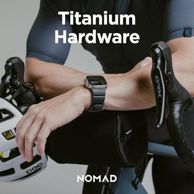 Nomad Rocky Point horlogeband / natural hardware 45/46/49mm - Storm Nomad Rocky Point horlogeband / natural hardware 45/46/49mm - Storm