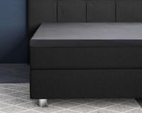 Primaviera Deluxe - Topper Hoeslaken Katoen-Satijn - Antraciet - 180 x 220 - thumbnail