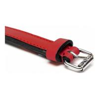 Hondenhalsband Gloria Gestoffeerd Rood (30 cm) (30 x 1,5 cm) - thumbnail