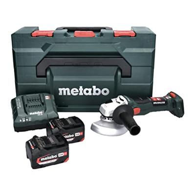 Metabo W 18 LT BL 11-125 Accu Haakse Slijper | 18V | 2 x 4.0 Ah accu + lader | Metabox 165L 613052510