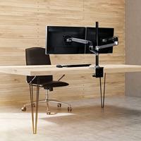 Ergotron LX Series LX Dual Stacking Arm Tall Pole flat panel bureau steun 101,6 cm (40") Aluminium - thumbnail