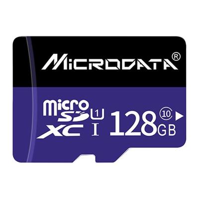 MICROGEGEVENS 128GB U1 paars en zwart TF (Micro SD) geheugenkaart MICROGEGEVENS 128GB U1 paars en zwart TF (Micro SD) geheugenkaart