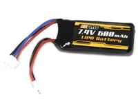 FMS/ROC Hobby 2S 7.4V 600mAh Lipo accu - thumbnail
