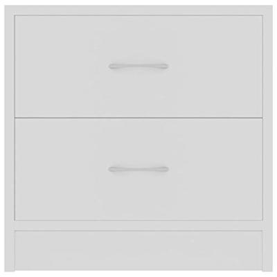 Nachtkastje 40x30x40 cm spaanplaat wit