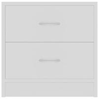 Nachtkastje 40x30x40 cm spaanplaat wit - thumbnail