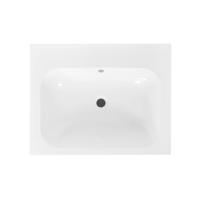 Wastafel Best Design tbv Splash Meubels 60cm Zonder Kraangat Glans Wit - thumbnail