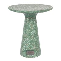 Zuiver Ronde Bijzettafel 'Victoria' Terrazzo, 41cm, kleur Groen - thumbnail