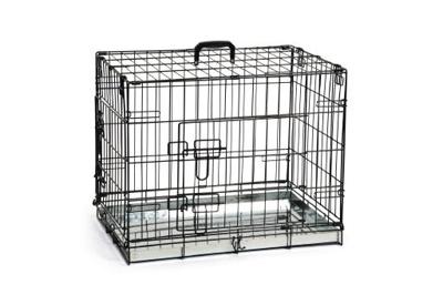 Beeztees Hondenbench - Zwart - 2 deurs - 62x44x49 cm