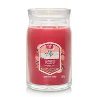 Yankee Candle santa on skis signature large jar - thumbnail
