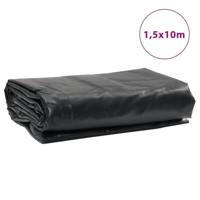 VidaXL Dekzeil 650 g/m² 1,5x10 m antracietkleurig - thumbnail