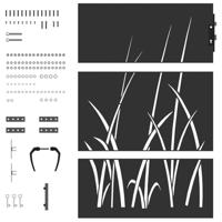 Tuinpoort met slot Zwart 85 x 150 cm Poedergecoat staal - thumbnail