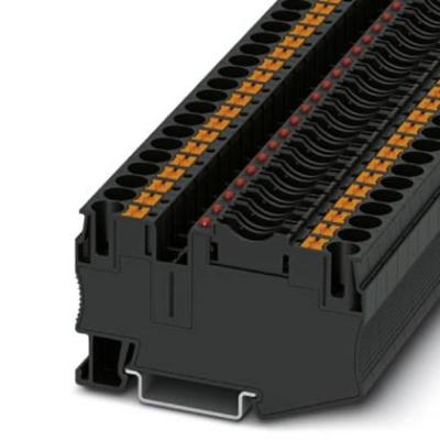 Phoenix Contact 3212169 Zekering-serieklem Push-In-klem Zwart 50 stuk(s) Piece
