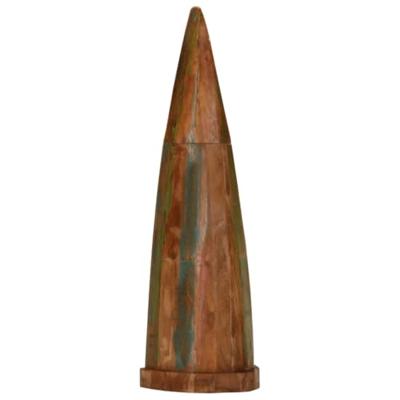 Kast bootvorm 39x27x127 cm gerecycled hout