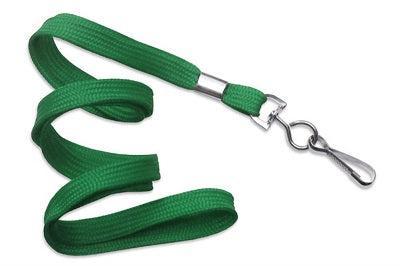 Keycord met metalen haak, br 10mm groen