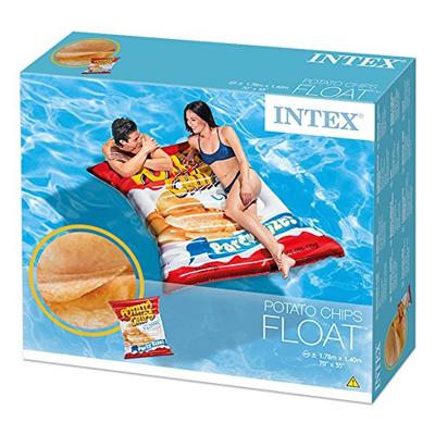 Intex 58776 Opblaasbare Luchtbed Zak Chips 178x140 cm