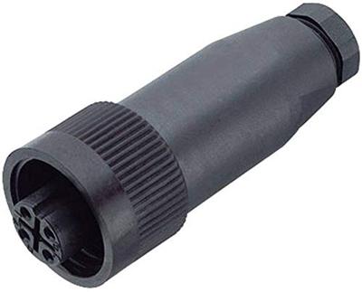 binder 99-0210-00-04 Ronde connector Stekker, recht Totaal aantal polen: 3 + PE Serie (ronde connectoren): 692 1 stuk(s)
