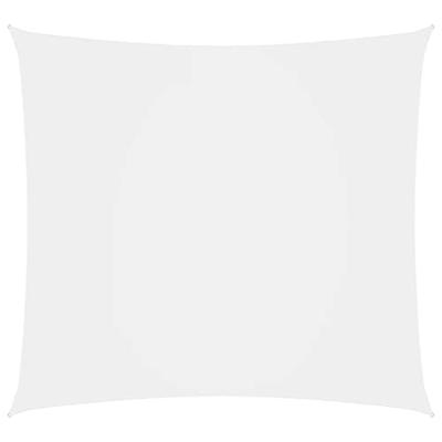 VidaXL Zonnezeil vierkant 2x2 m oxford stof wit