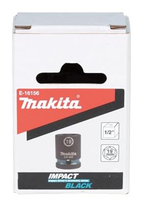 Makita E-16156 Impact Black Krachtdop 1/2" kort | 19 mm - thumbnail