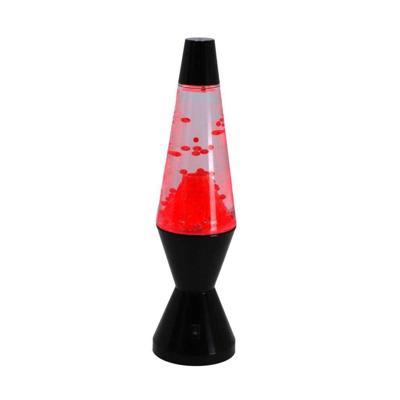 Merkloos Lava lamp vulkaan zwart/rood