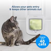 Petsafe kattenluik microchip wit - thumbnail