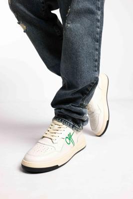 Off The Pitch Full Stop Sneakers Heren Beige/Zwart - Maat 41 - Kleur: BeigeZwart | Soccerfanshop