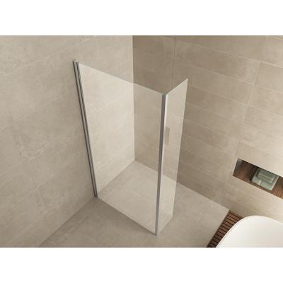Wiesbaden Comfort Zijwand 30x200 cm - NANO Helder Glas & Chroom