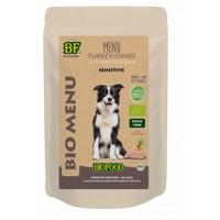 BF Petfood Biofood Organic Bio Menu Sensitive kalkoen natvoer hond (150 g) 2 x (15 x 150 g) - thumbnail
