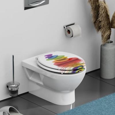SCHÜTTE toiletbril met soft-close colorful stones - thumbnail