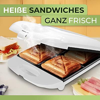 Sandwich Maker Wit 1000W