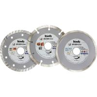 3 diamant doorslijpschijven 125mm KWB - Kwb - thumbnail