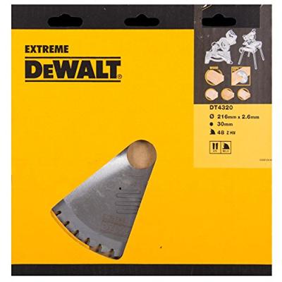 DeWALT Cirkelzaagblad voor Hout | Extreme | Ø 216mm Asgat 30mm 48T - DT4320-QZ