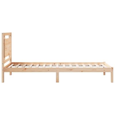 Bedframe extra lang zonder matras massief hout 100x210 cm