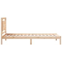 Bedframe extra lang zonder matras massief hout 100x210 cm - thumbnail