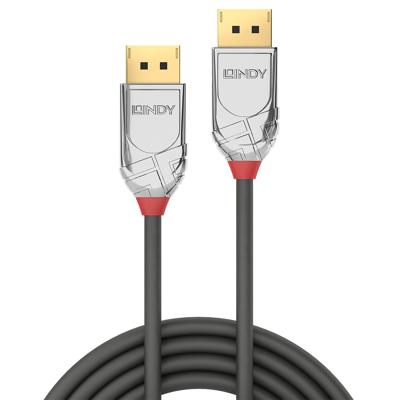 LINDY DisplayPort Aansluitkabel DisplayPort-stekker, DisplayPort-stekker 1.00 m Grijs 36301 DisplayPort-kabel