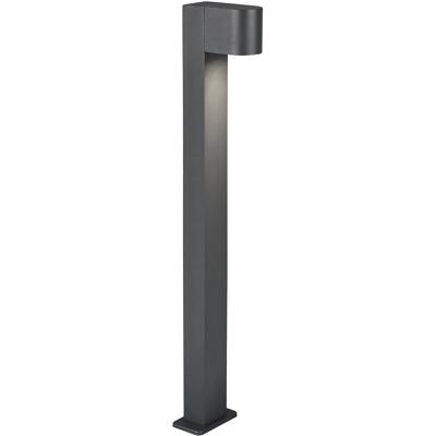 Mat Antraciet LED Tuin Vloerlamp - GU10 - Spatwaterdicht IP44