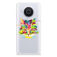 Nokia X10 | X20 Telefoonhoesje met Naam Cat Color - thumbnail