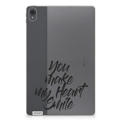 Lenovo Tab P11 | P11 Plus Back cover met naam Heart Smile