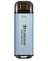Transcend ts2tesd300c esd300c external ssd, 2 tb, usb type-c, 10 gbps, 1050/ 950 mb/s, blue - thumbnail
