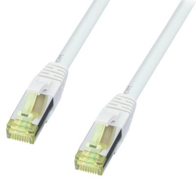 LINDY 47262 RJ45 Netwerkkabel, patchkabel CAT 6a (losse kabel CAT 7) S/FTP 1.00 m Grijs Snagless 1 stuk(s)