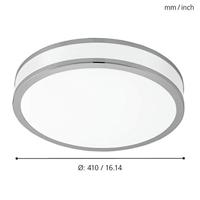 Eglo PlafonnierePalermo 2 41cm wit - 95684 - thumbnail