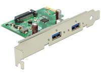 Delock 89391 PCI Express kaart USB-A 3.2 Gen 1 PCIe - thumbnail