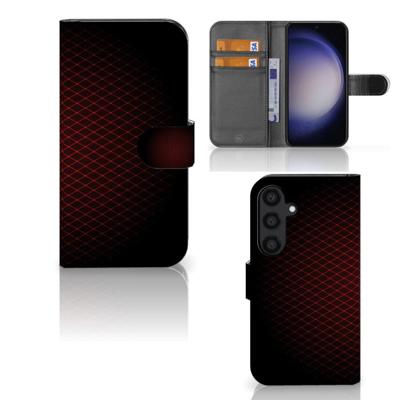 Samsung Galaxy S24 | Telefoon Hoesje | Geruit Rood
