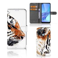 Hoesje OPPO A53 | OPPO A53s Watercolor Tiger - thumbnail