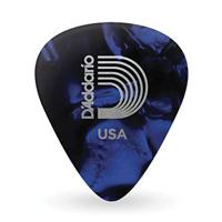 D&apos;Addario 1CBUP7-10 blue pearl celluloid plectra 10 pack extra heavy - thumbnail