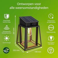Philips LED Lysin 929004632801 Wandlamp op zonne-energie met bewegingsmelder LED 3.2 W Zwart - thumbnail
