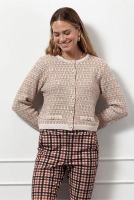 Studio Anneloes Chandra Gold Cardigan Vest 0002 Gold