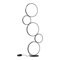 Trio Design vloerlampRondo 5-rings zwart - 422610532 - thumbnail
