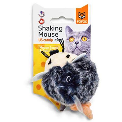 FOFOS SHAKING MUIS MET GELUID GRIJS - thumbnail