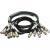 Klotz LAE08FM01.5 loom cable multikabel 8x XLR 3p male-8x XLR 3p female 1.5m - thumbnail