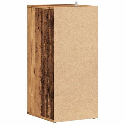 Schoenenkast 32x35x70 cm bewerkt hout oud houtkleurig Schoenenkast 32x35x70 cm bewerkt hout oud houtkleurig